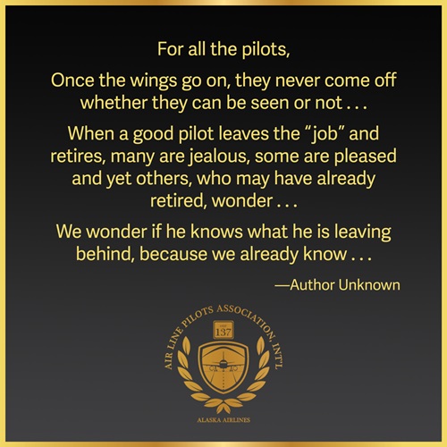 Retiree Pilots Poem